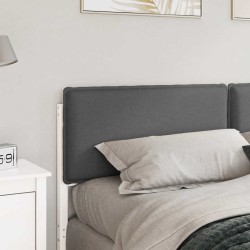 Tête de lit capitonnée Blanc et gris clair 200 cm Pin massif 628223628223