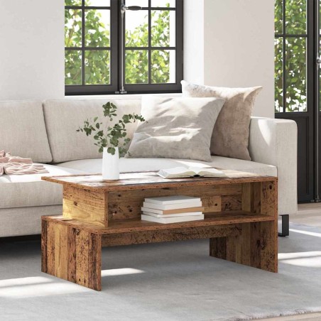 Table basse Bois ancien 90 x 55 x 42,5 cm Bois d'ingénierie 628225628225