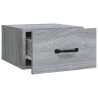 Tables de chevet murales 2 pcs Sonoma gris 35x35x20 cm 628226628226