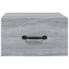 Tables de chevet murales 2 pcs Sonoma gris 35x35x20 cm 628226628226