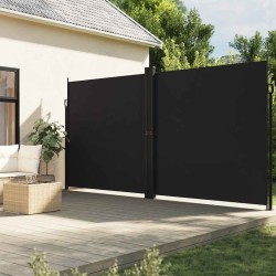 Auvent latéral rétractable noir 220x600 cm 628228628228
