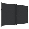 Auvent latéral rétractable noir 220x600 cm 628228628228