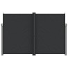 Auvent latéral rétractable noir 220x600 cm 628228628228