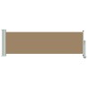 Auvent latéral 60 x 300 cm 100% polyester fer acier 628229628229