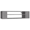 Armoire TV suspendue Sonoma gris 100x30x26,5 cm Bois Ingénierie 628232628232