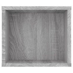 Armoire TV suspendue Sonoma gris 100x30x26,5 cm Bois Ingénierie 628232628232