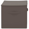 Boîte de rangement Gris 55 x 35 x 32 cm Tissu intissé 628238628238