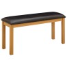 Banc de salle à manger 95 x 32 x 45 cm Bois de chêne massif 628243628243