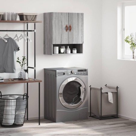 Armoire murale sonoma gris 60x31x70 cm bois d'ingénierie 628245628245