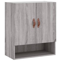 Armoire murale sonoma gris 60x31x70 cm bois d'ingénierie 628245628245