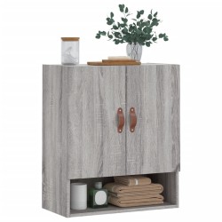 Armoire murale sonoma gris 60x31x70 cm bois d'ingénierie 628245628245