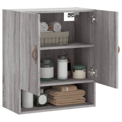 Armoire murale sonoma gris 60x31x70 cm bois d'ingénierie 628245628245