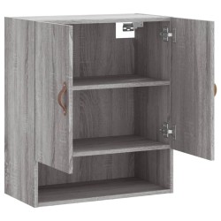 Armoire murale sonoma gris 60x31x70 cm bois d'ingénierie 628245628245