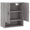 Armoire murale sonoma gris 60x31x70 cm bois d'ingénierie 628245628245