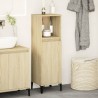 Armoire salle de bain chêne sonoma 30x30x100 cm 628247628247