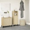 Armoire salle de bain chêne sonoma 30x30x100 cm 628247628247