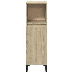 Armoire salle de bain chêne sonoma 30x30x100 cm 628247628247