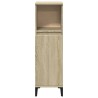 Armoire salle de bain chêne sonoma 30x30x100 cm 628247628247