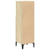 Armoire salle de bain chêne sonoma 30x30x100 cm 628247628247