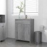 Armoire de bain Sonoma gris 60x33x80 cm Bois d'ingénierie 628250628250