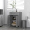 Armoire de bain Sonoma gris 60x33x80 cm Bois d'ingénierie 628250628250