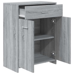 Armoire de bain Sonoma gris 60x33x80 cm Bois d'ingénierie 628250628250