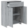 Armoire de bain Sonoma gris 60x33x80 cm Bois d'ingénierie 628250628250