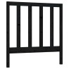 Tête de lit Noir 95x4x100 cm Bois massif de pin 628258628258