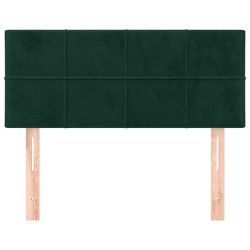 Tête de lit Vert foncé 90x5x78/88 cm Velours 628261628261