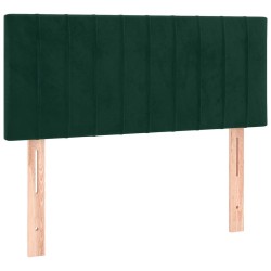 Tête de lit Vert foncé 100x5x78/88 cm Velours 628263628263