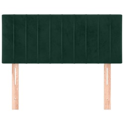 Tête de lit Vert foncé 100x5x78/88 cm Velours 628263628263