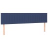 Têtes de lit Bleu 200x5x78/88 cm Tissu 628265628265