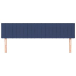Têtes de lit Bleu 200x5x78/88 cm Tissu 628265628265