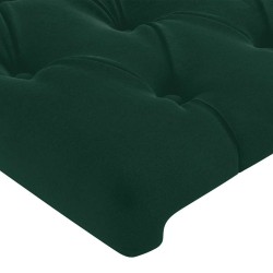 Têtes de lit Vert foncé 160x7x78/88 cm Velours 628266628266