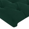 Têtes de lit Vert foncé 160x7x78/88 cm Velours 628266628266