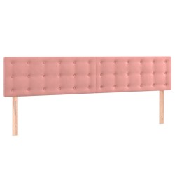 Têtes de lit Rose 180x5x78/88 cm Velours 628268628268