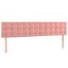 Têtes de lit Rose 180x5x78/88 cm Velours 628268628268