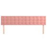 Têtes de lit Rose 180x5x78/88 cm Velours 628268628268