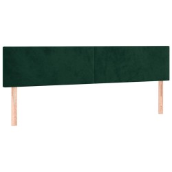 Têtes de lit Vert foncé 160x5x78/88 cm Velours 628270628270