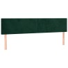 Têtes de lit Vert foncé 160x5x78/88 cm Velours 628270628270