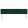 Têtes de lit Vert foncé 160x5x78/88 cm Velours 628270628270