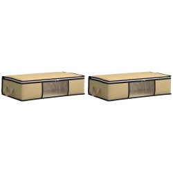 Boîte de rangement avec fenêtre latérale transparente 2 pcs 628272628272