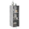 Armoire murale avec portes en verre gris béton 35x37x100 cm 628274628274