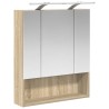 Armoire Miroir de Salle de Bain Chêne Sonoma 60 x 14.5 x 70 cm 628275628275