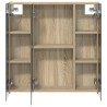 Armoire Miroir de Salle de Bain Chêne Sonoma 70 x 14,5 x 70 cm 628276628276