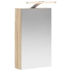 Armoire Miroir de Salle de Bain Chêne Sonoma 30 x 10,5 x 50 cm 628278628278