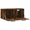Armoire murale chêne fumé 80x36,5x35 cm bois d'ingénierie 628279628279