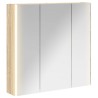 Armoire Miroir de Salle de Bain avec étagère Chêne Sonoma 628281628281
