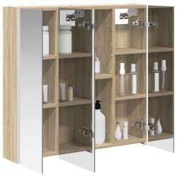 Armoire Miroir de Salle de Bain avec étagère Chêne Sonoma 628281628281