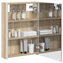 Armoire Miroir de Salle de Bain Chêne Sonoma 628283628283